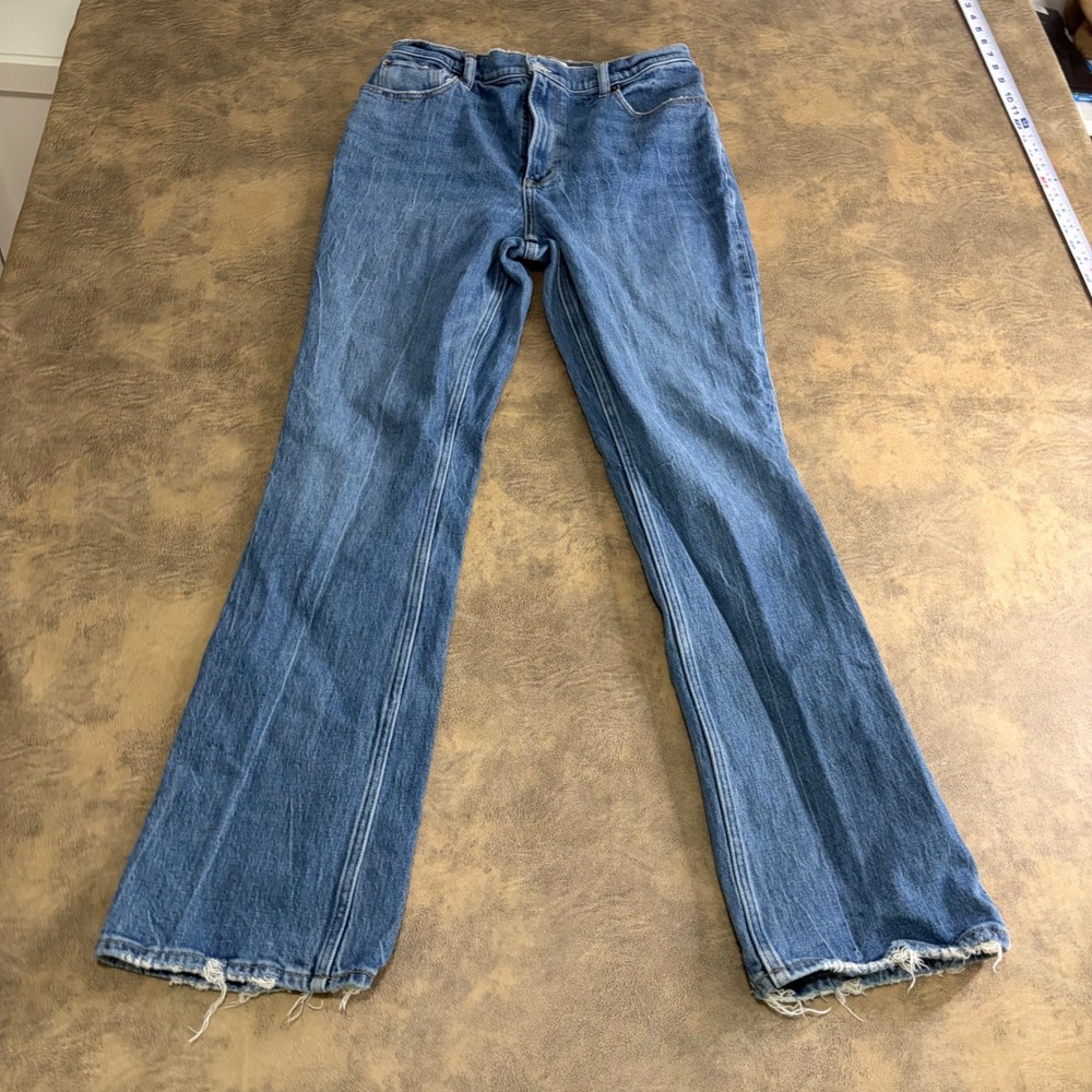 Abercrombie & Fitch Jeans Women 29/8R Blue 70s Vintage Flare Ultra High Rise
